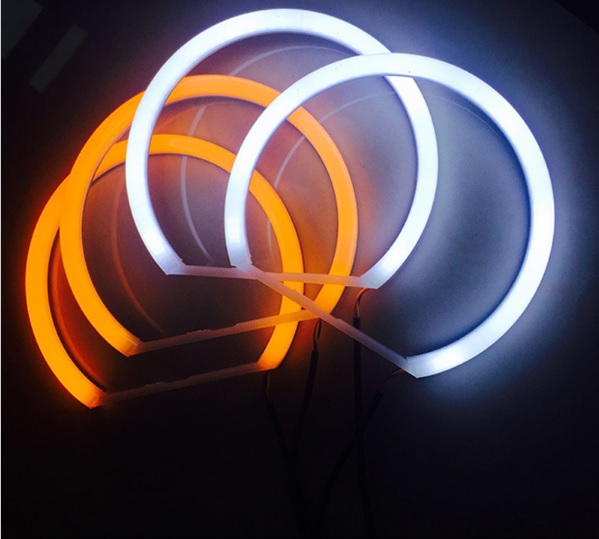 Ringi E46 Angel Eyes Cotton LED + kierunkowskaz