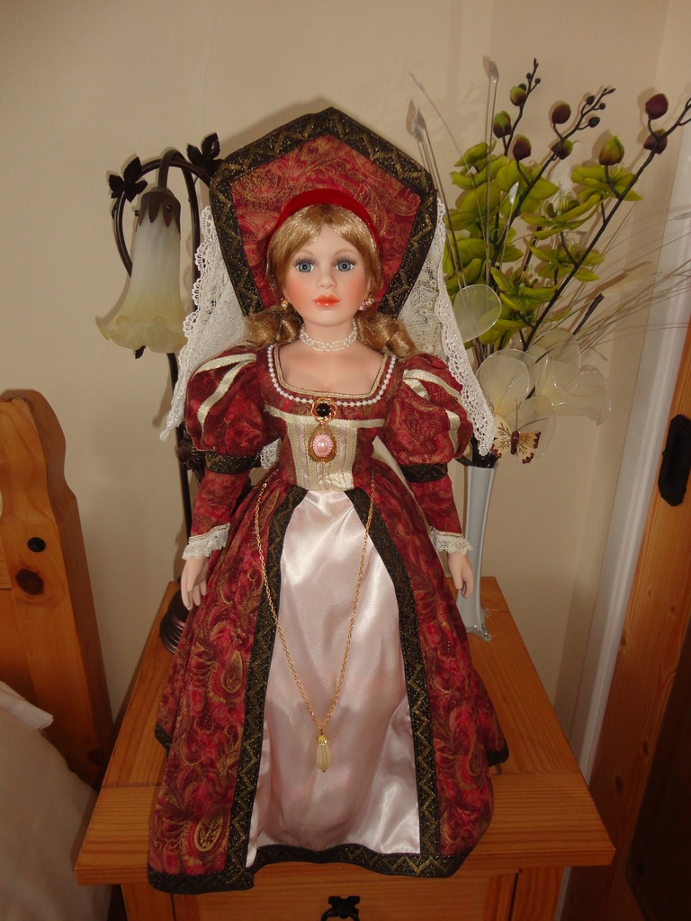 Lalka porcelanowa Henryk VIII Catherine of Aragon