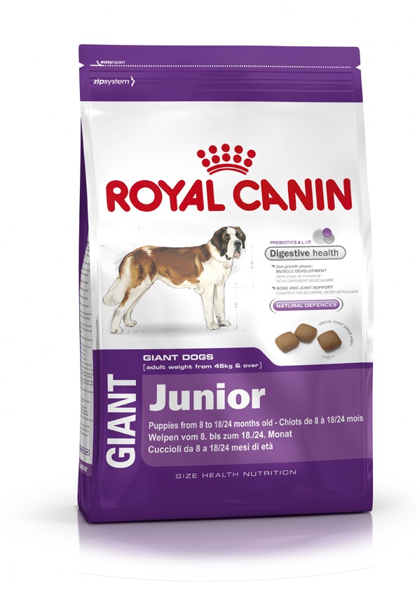 Karma psa Royal Canin Giant Junior 15kg apetete