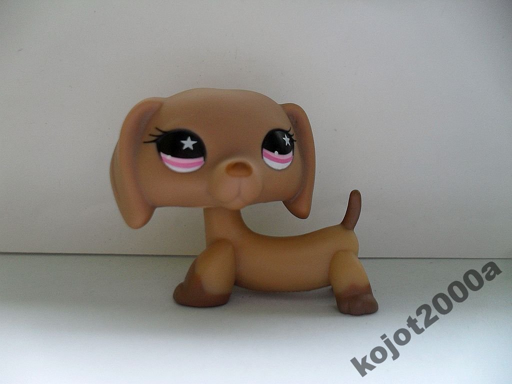 LITTLEST PET SHOP LPS 932 BEŻOWY JAMNIK