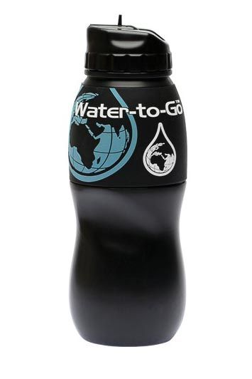 Butelka z filtrem (czarna) WTG 75CL Water-to-Go