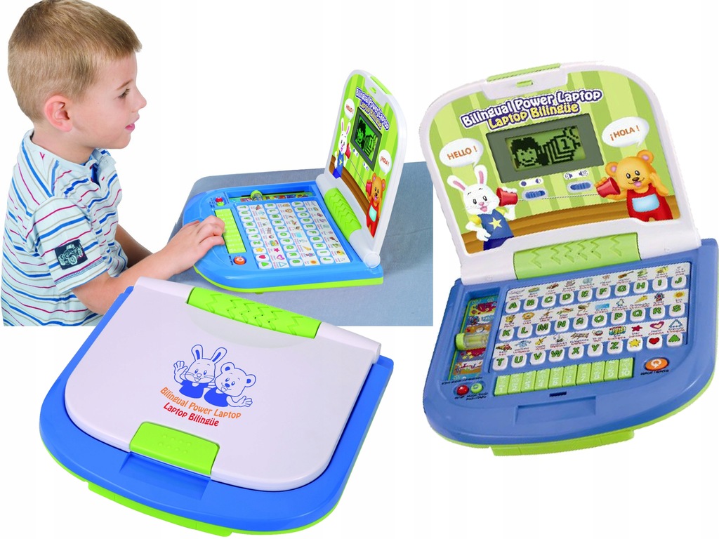 SMILY PLAY EDUKACYJNY LAPTOP DWUJĘZYCZNY PL-ANG - 7608953373 ...