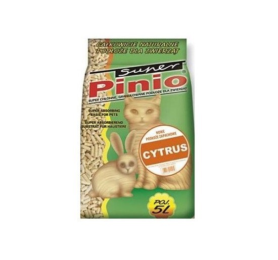 Super Pinio Cytryna żwirek drewniany 10L