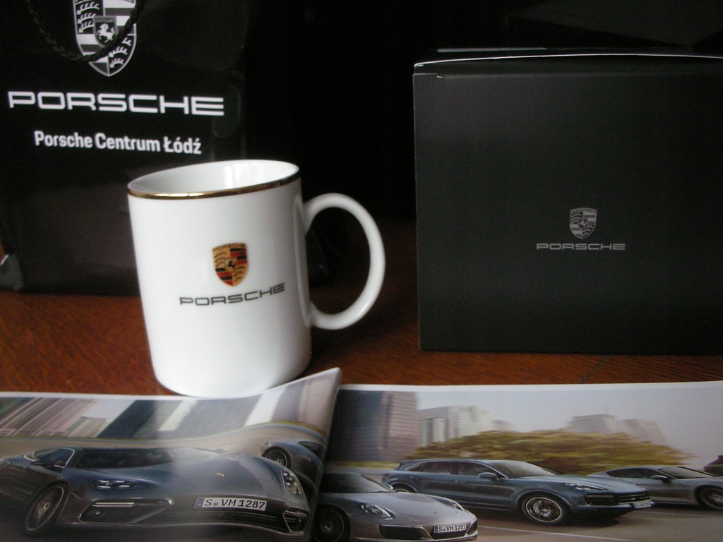 Kubek Porsche Prezent + torba + katalog Porsche