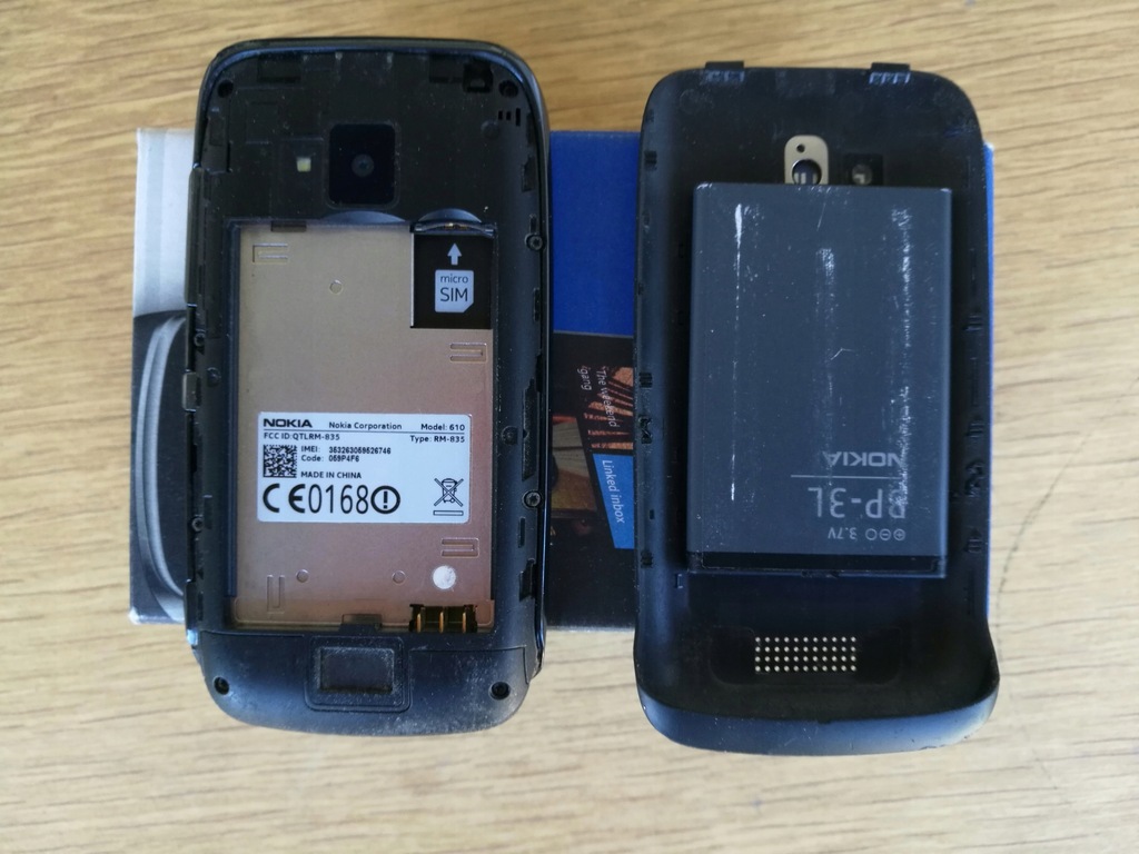 Nokia Lumia 610 RM-835 (uszkodzona)