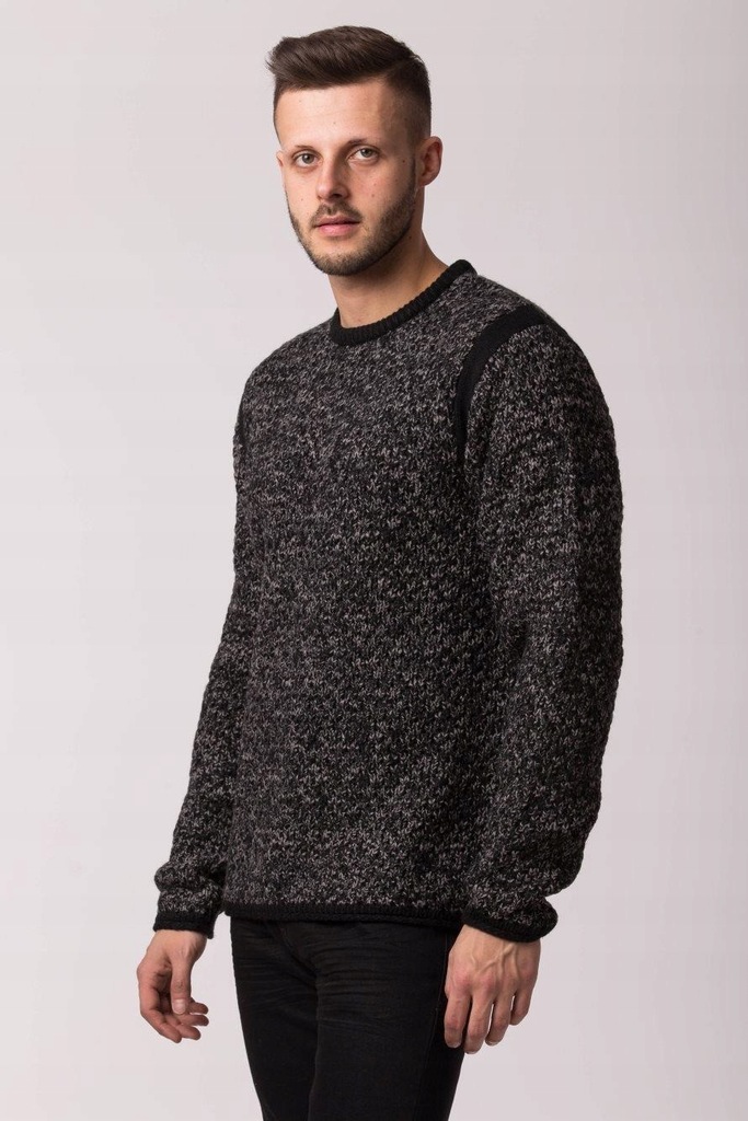 Sweter męski czarny RG512 L