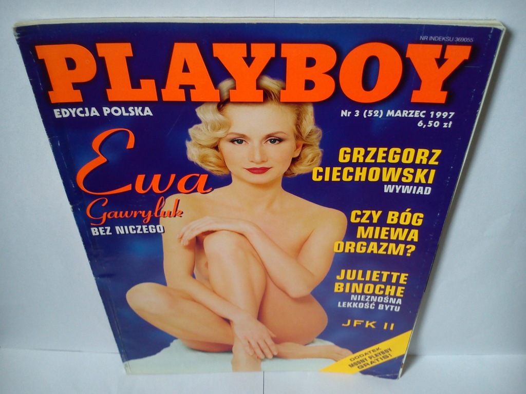 PLAYBOY 3(52)1997 EWA GAWRYLUK NA WSPÓLNEJ NAGO!!!