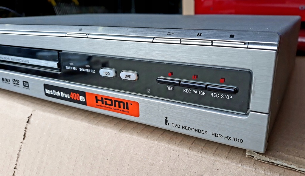 SONY RDRHX1010 nagrywarka DVD z dyskiem 400GB 7597816927
