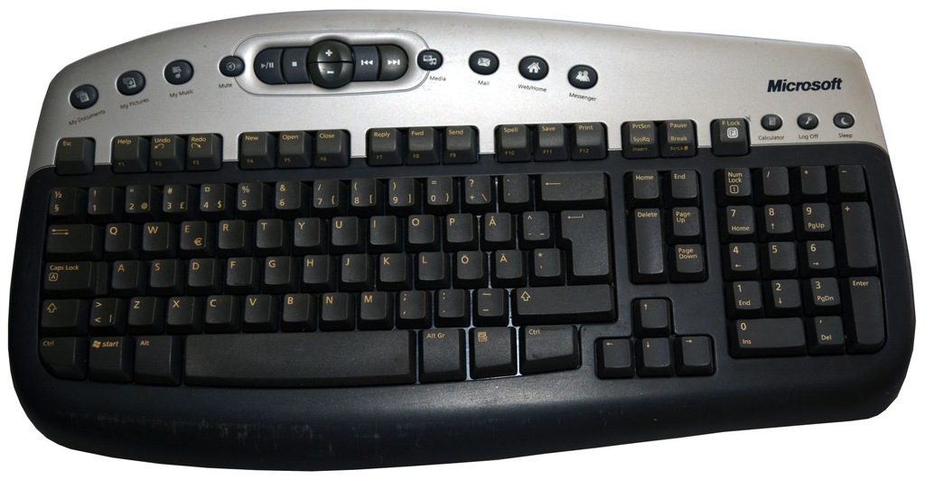 Microsoft Wireless MultiMedia Keyboard 1.0A + mysz