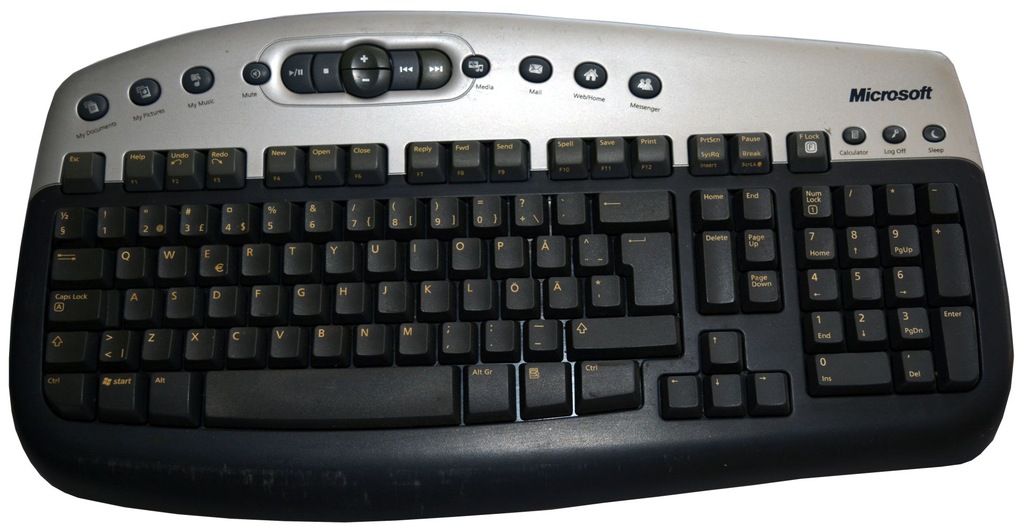Microsoft Wireless MultiMedia Keyboard 1.0A + mysz 6814574545