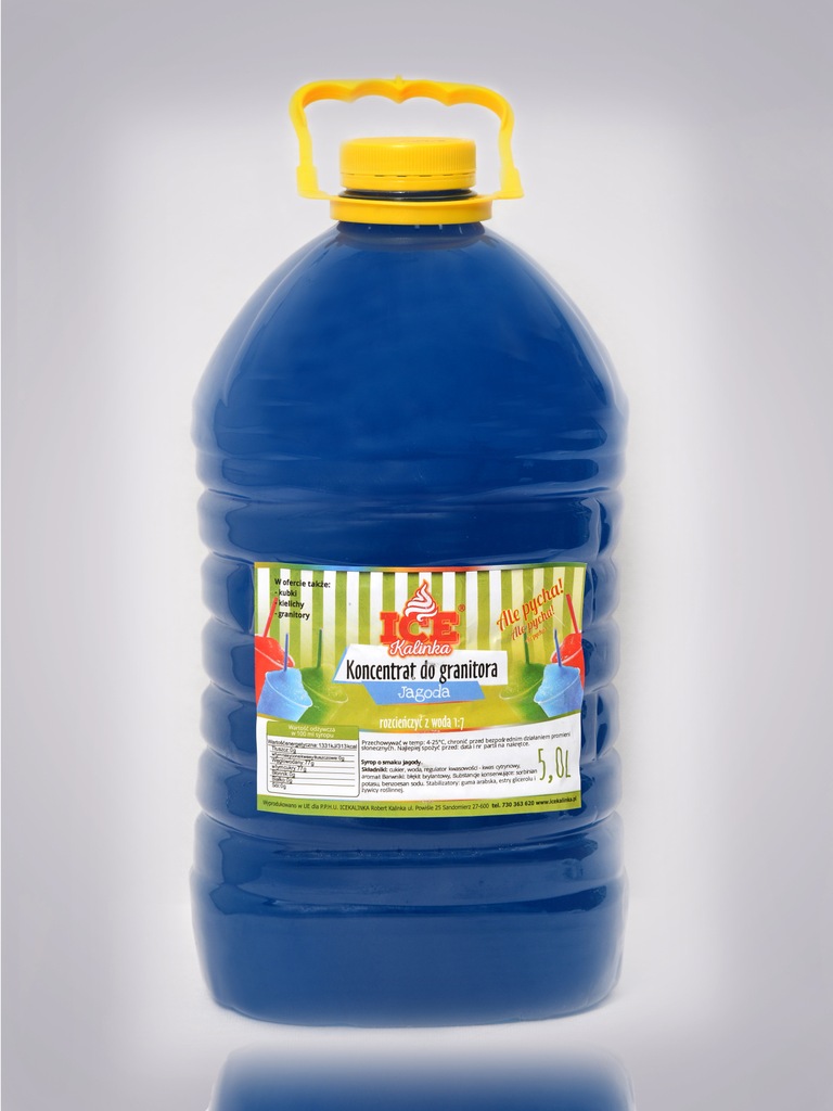 Syrop do granity 5l JAGODA granitor, slushy