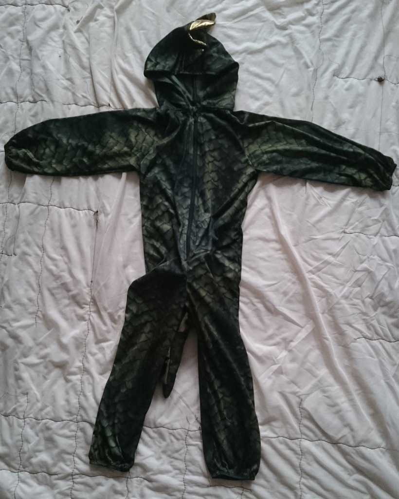 STRÓJ DINOZAURA / SMOKA H&M -  110/116, 4-6lat
