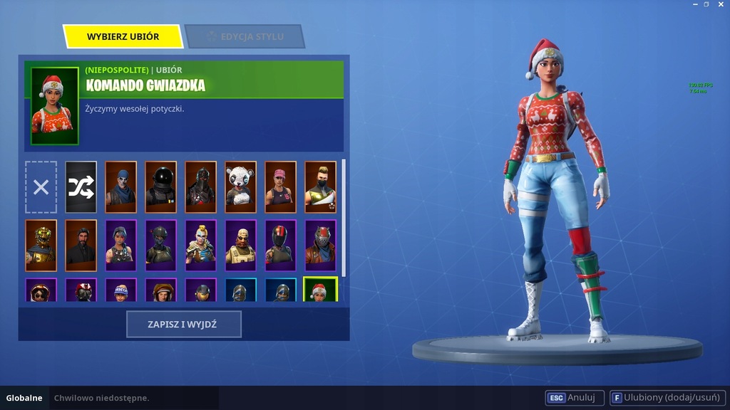 Konto Fortnite Czarny Rycerz/Komando Gwiazdka / RŚ