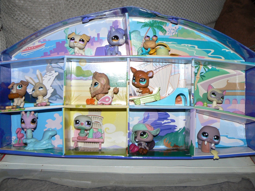 Littlest pet shop zwierzęta z całego świata box