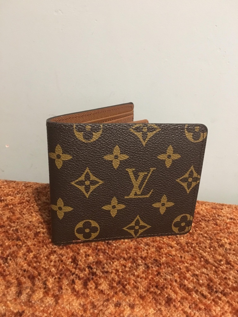 Portfel Louis Vuitton LV brązowy unisex