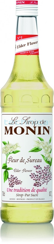 SYROP MONIN BIAŁY BEZ, ELDEFLOWER 0,7L