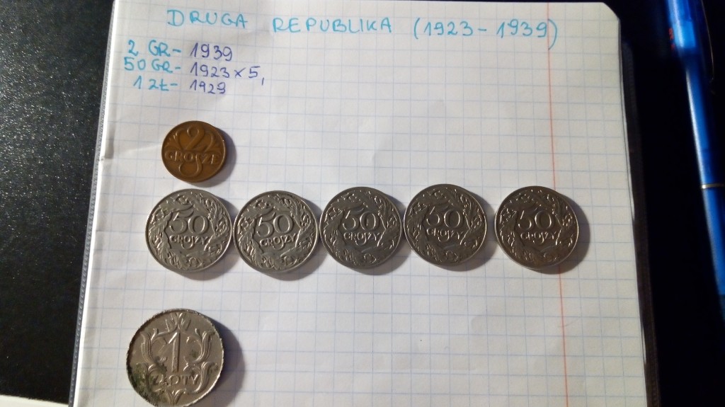 Zestaw monet nr 1 DRUGA REPUBLIKA 1923-1939