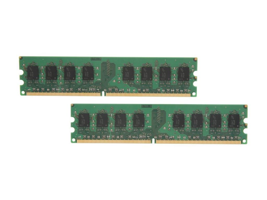 Pamięć RAM 4GB (2x 2GB) PC2-5300U do komp. PC
