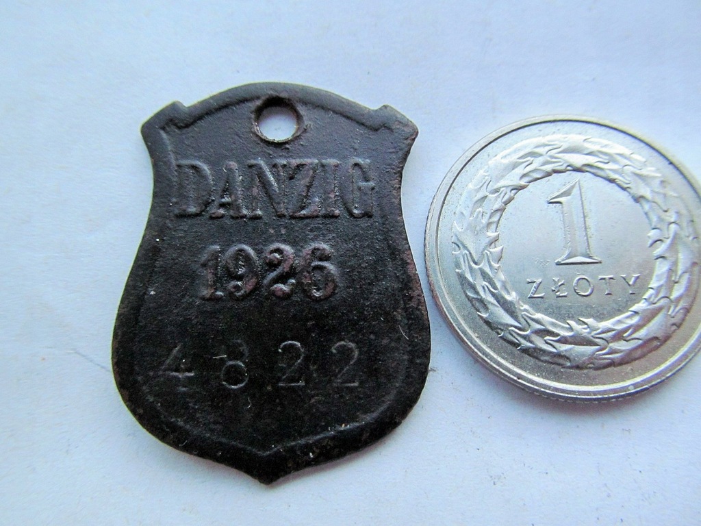 Psi numerek Gdańsk nr.2, rok 1926.