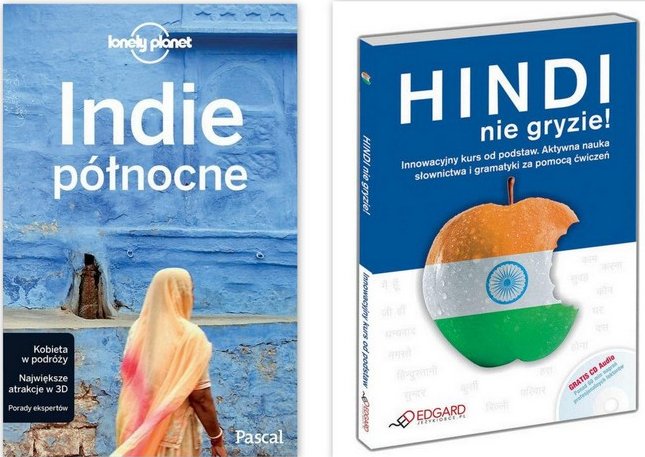 Indie Północne Lonely Planet Przewodnik+Kurs hindi