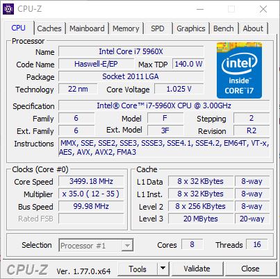 Asus X99 Pro/USB3.1+64GB RAM+i7-5960X+CoolerMaster