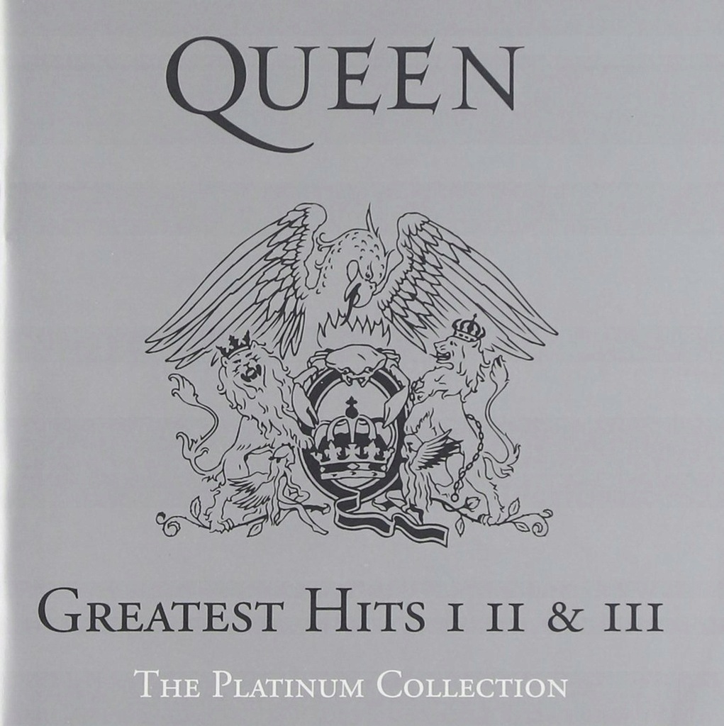 QUEEN Platinum Greatest Hits I-III 3CD RADOM FOLIA