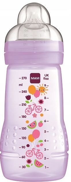 MAM BABY Butelka niemowlęca 270 ml 2+ fiolet