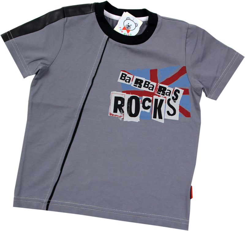 Zuzka704 T-Shirt Barbaras 110 Rock Grafit Flaga
