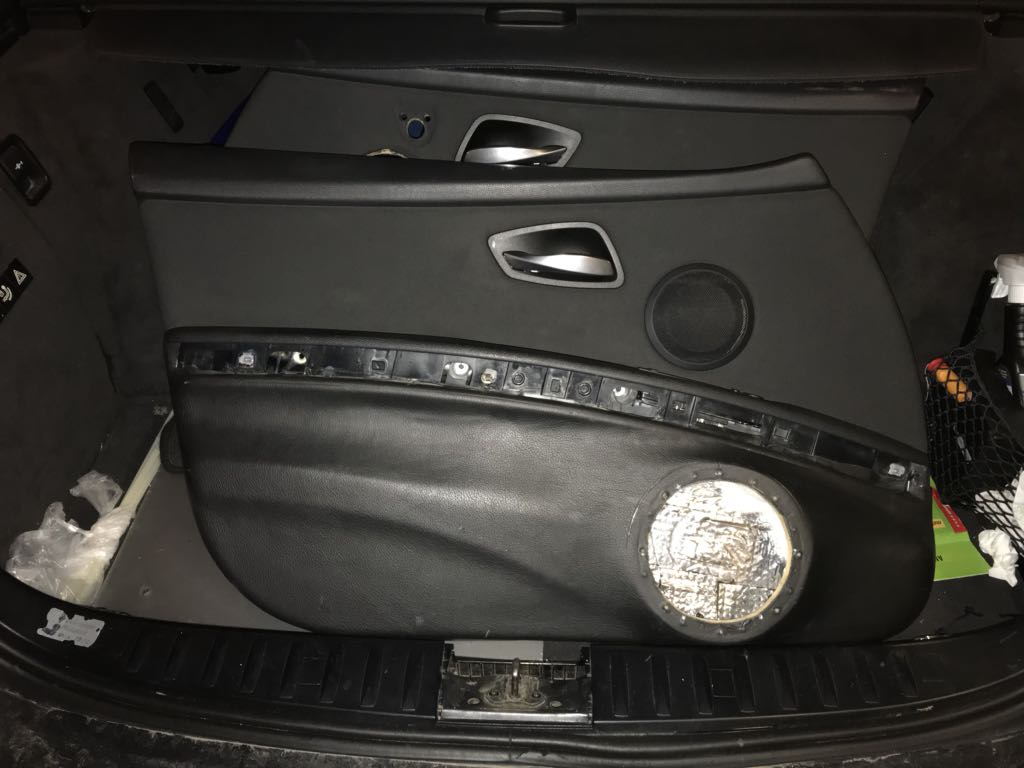 Komory boczki car audio bmw e90 e91