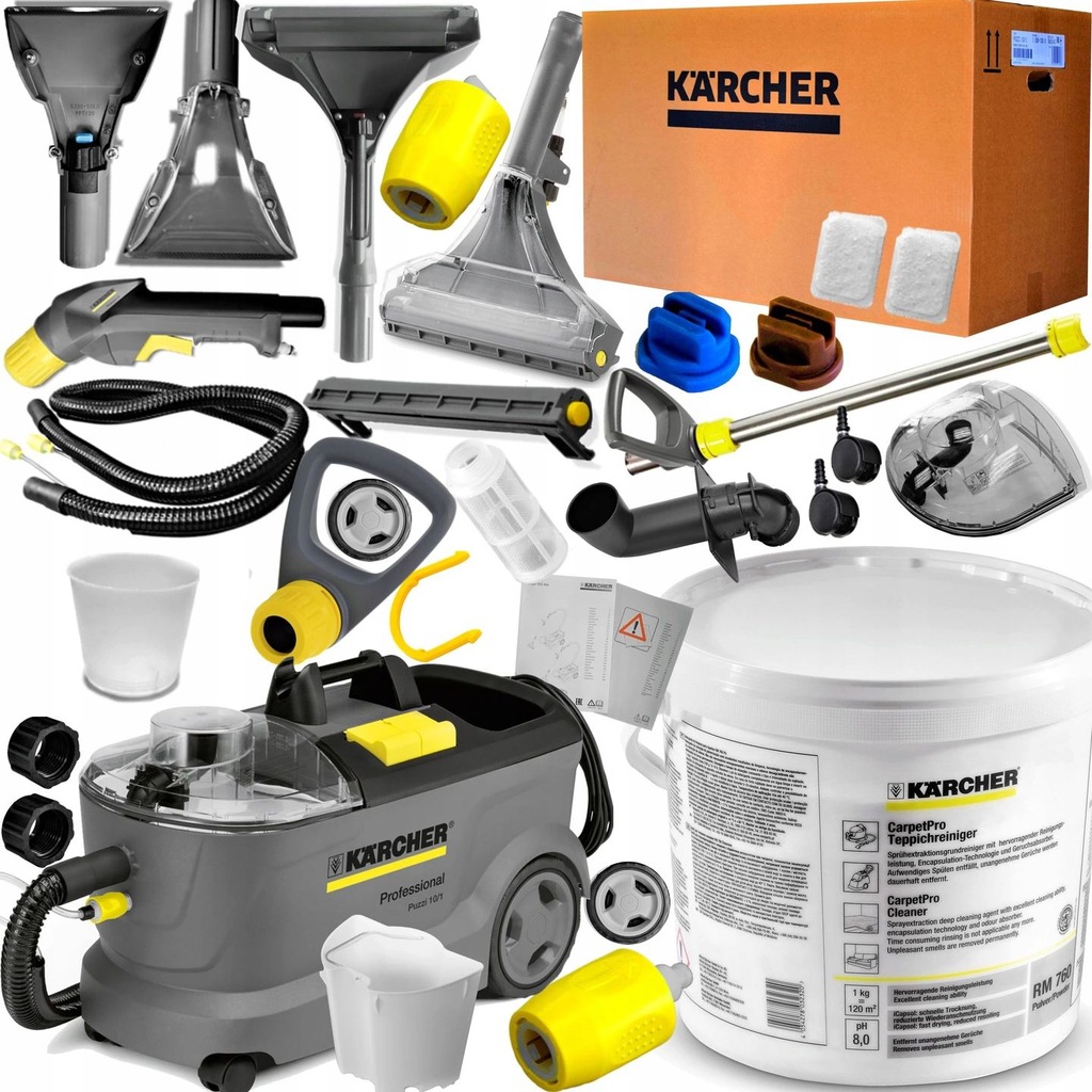 KARCHER PUZZI 10/1 odkurzacz piorący ZESTAW GIGANT - 7596309731 ...