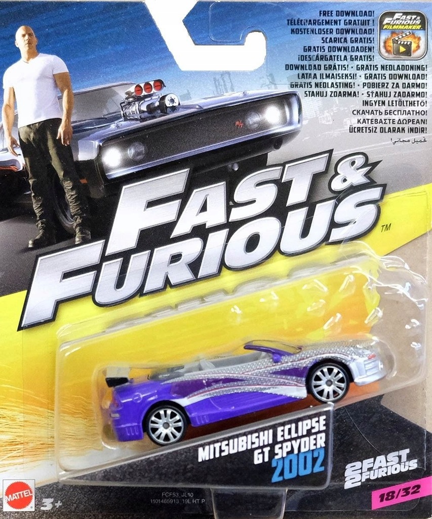 Szybcy Wściekli Mitsubishi Eclipse GT Spyder 2002