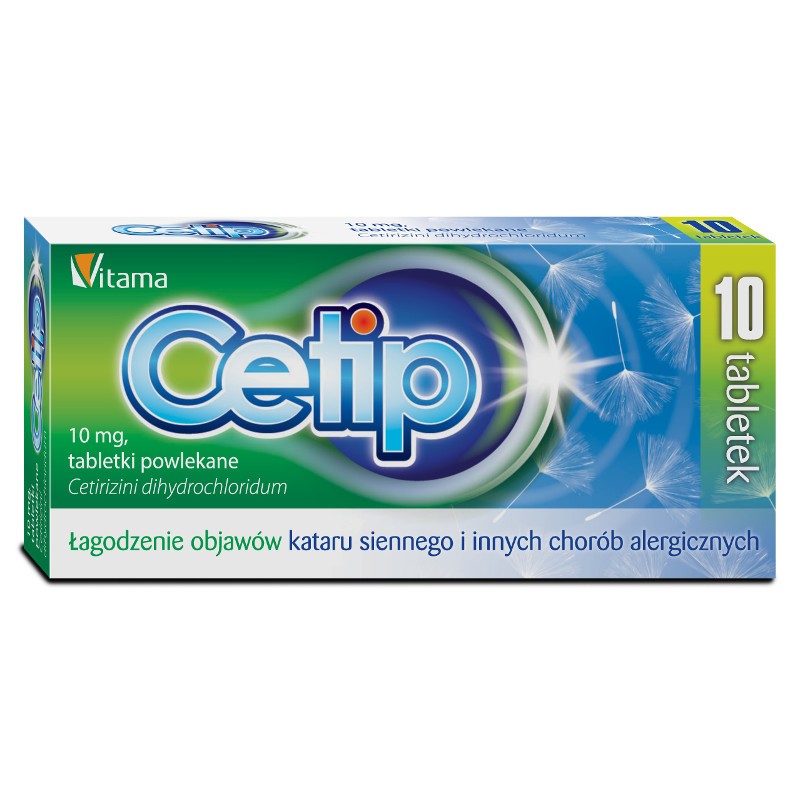 Cetip 10 mg tabletki powlekane, 10 szt.