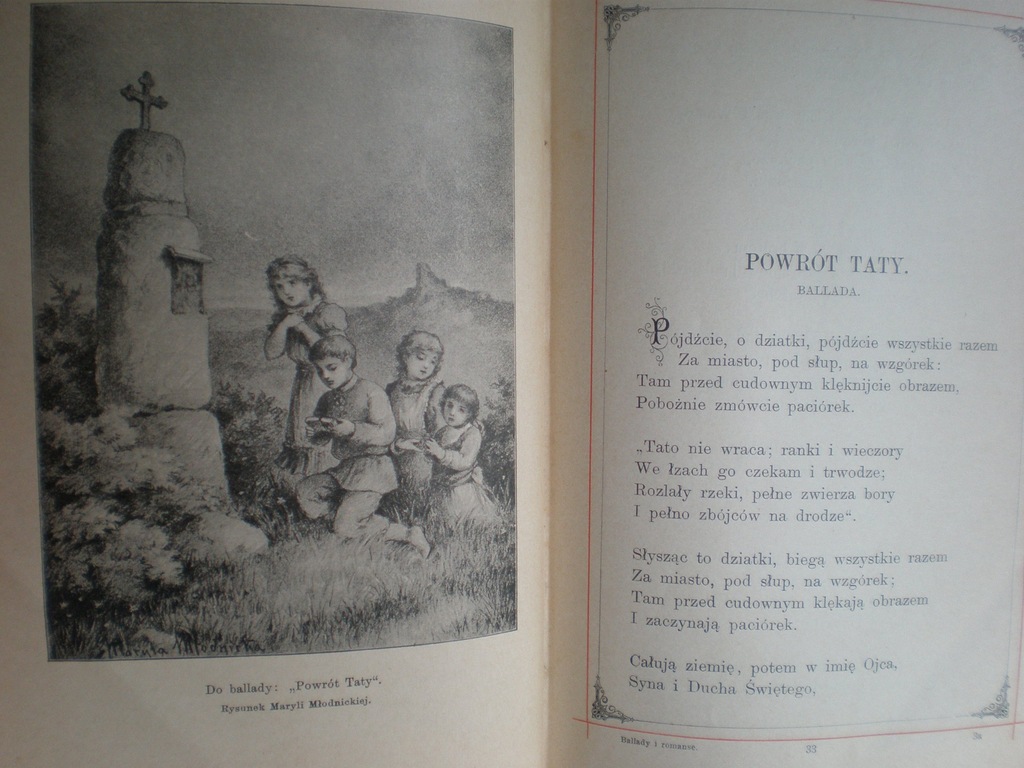 Ballada Mickiewicza Zbrodnia To Niesłychana Mickiewicz BALLADY I ROMANSE SONETY.... ILUSTRACJE - 7067733961