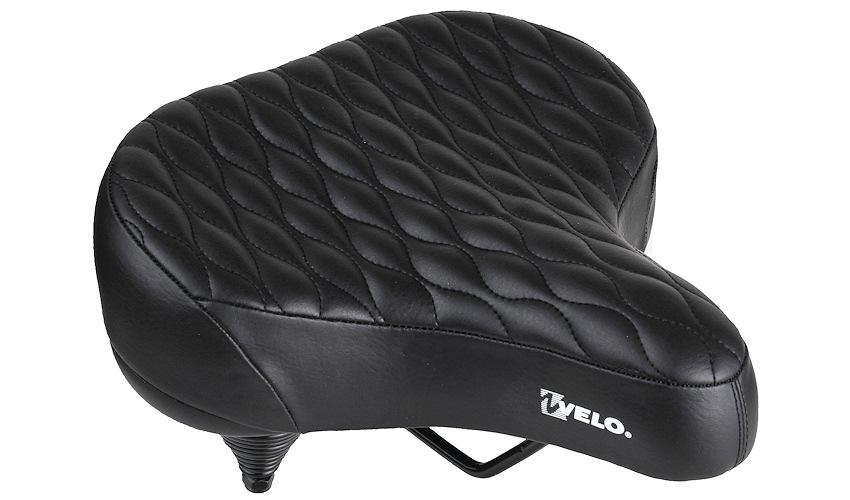 PIKOWANE siodło Diamond XXL Cruiser CZARNE sprężyn
