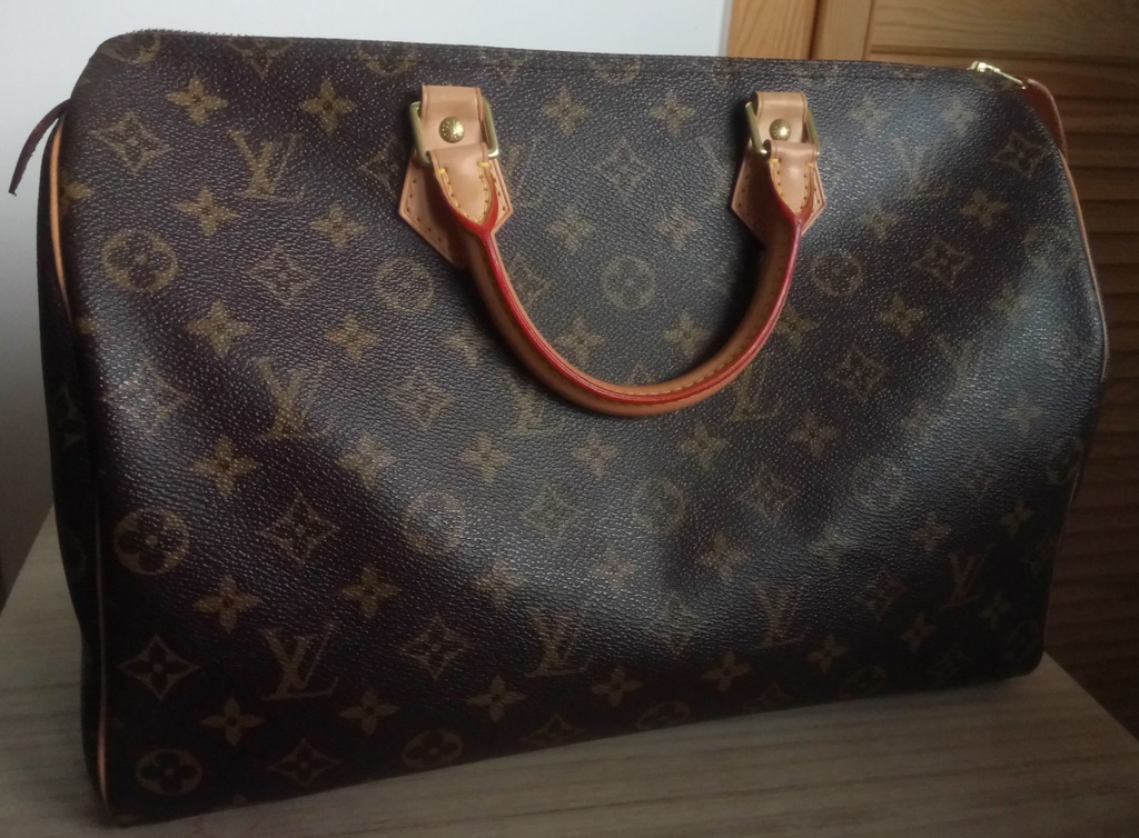 Louis Vuitton Speedy 35 ORYGINALNA torba torebka - 7608337844