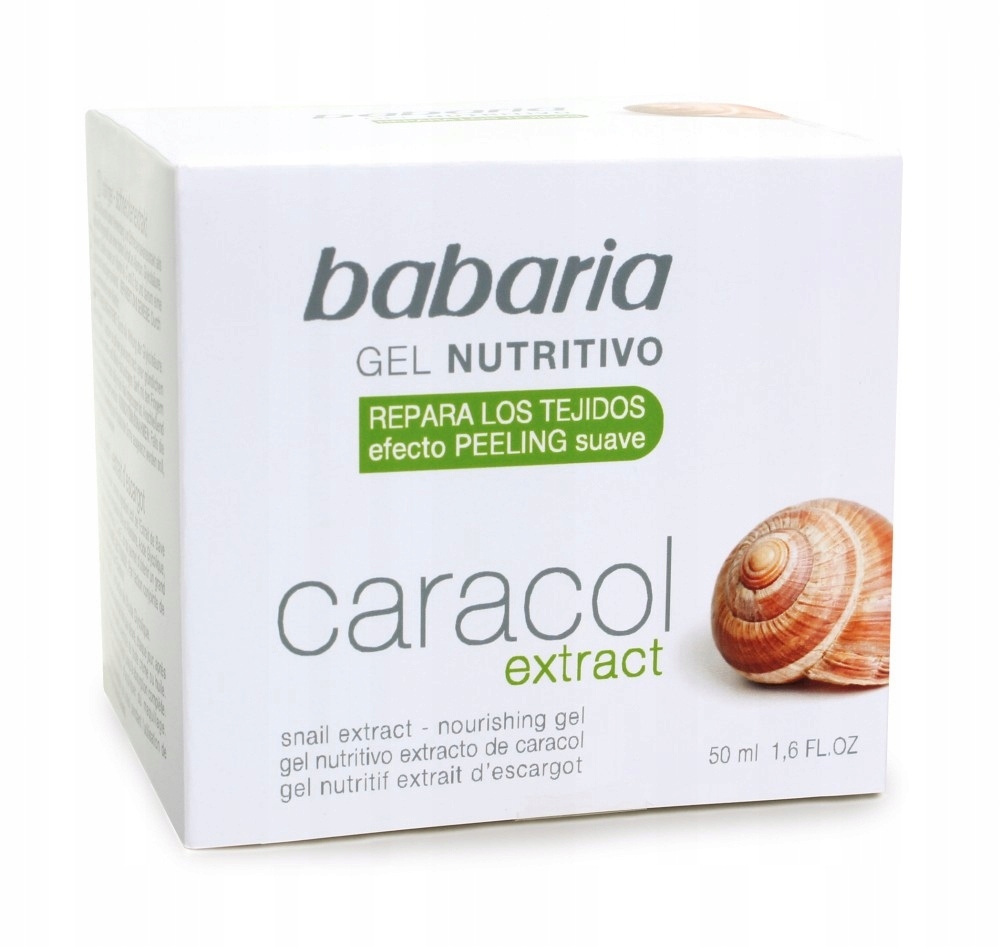 Babaria - Nawilżający żel, 20% śluzu ślimaka 50ml