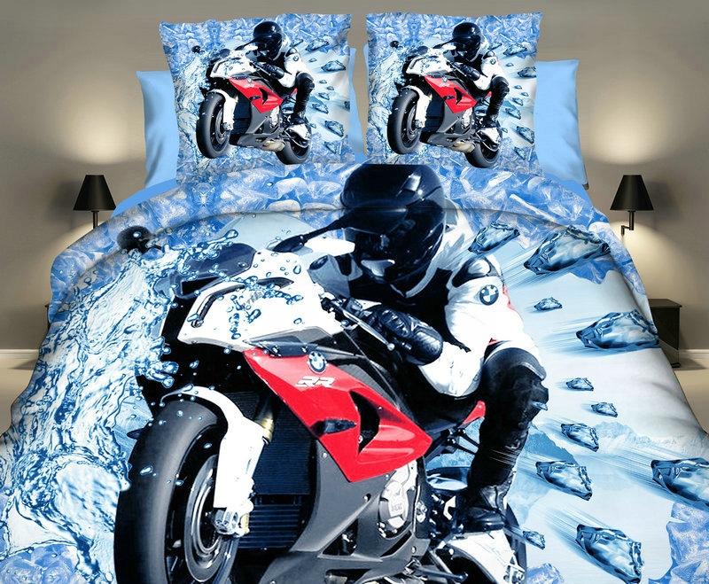 Pościel 3D 160x200 - Motor - BMW Motory Yamaha