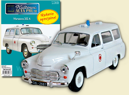 WARSZAWA 202A / NOWY / 1:43 / KULTOWE AUTA PRL