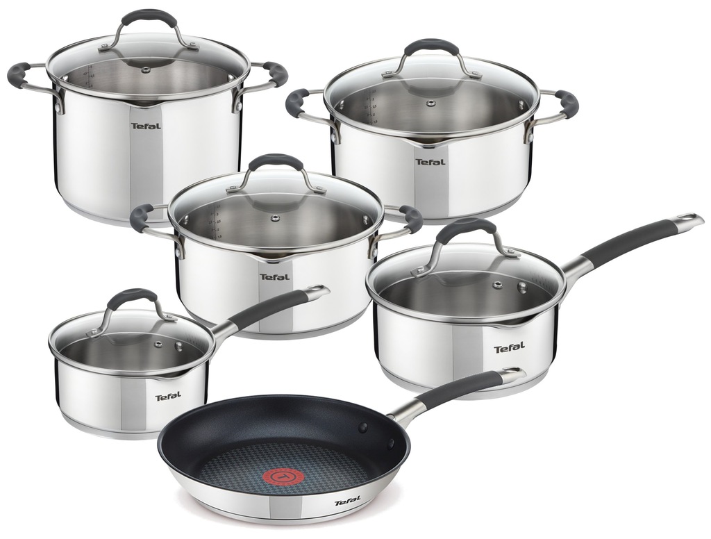 Garnki Tefal Illico Zestaw 11 Pcs Indukcja 7371729251 Oficjalne Archiwum Allegro