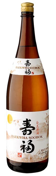 Koreańskie Sake Baekwha Soobok 1,8 l