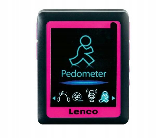 RÓŻOWY Odtwarzacz wideo/MP3 Lenco PODO-152 4GB