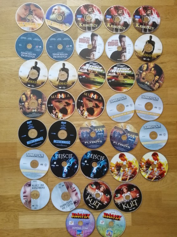 kolekcja 18 filmów VCD