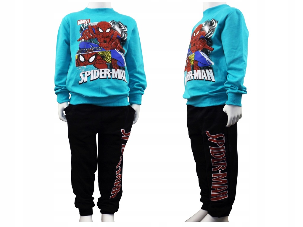 SPIDERMAN Marvel Dresik Bluza + Spodnie 128 8 lat