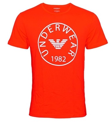 Emporio Armani T-Shirt Koszulka Męska Czerwona L
