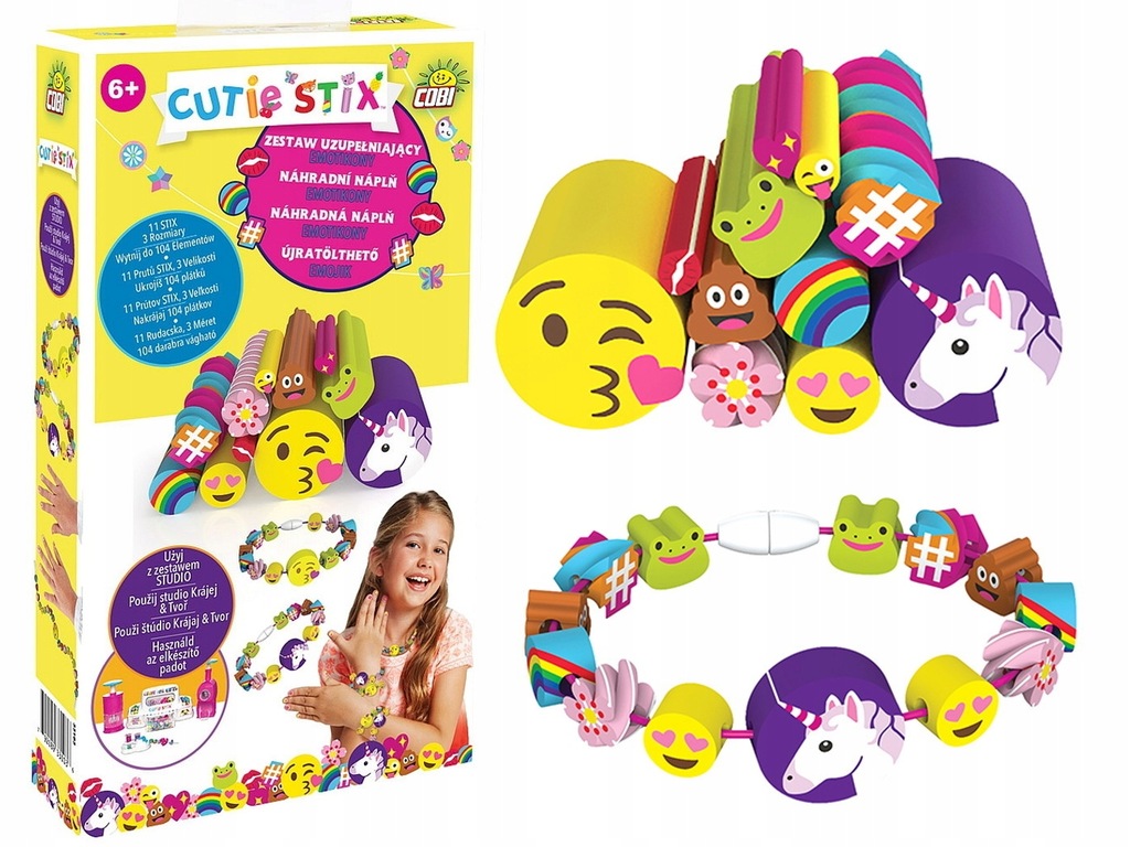 CUTIE STIX BIŻUTERIA ZESTAW UZUPEŁNIAJĄCY Wzory