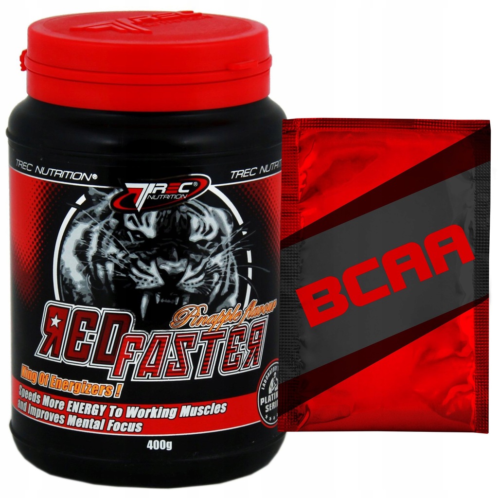SUPER ENERGETYK!! RED FASTER 400g TREC REDFASTER !