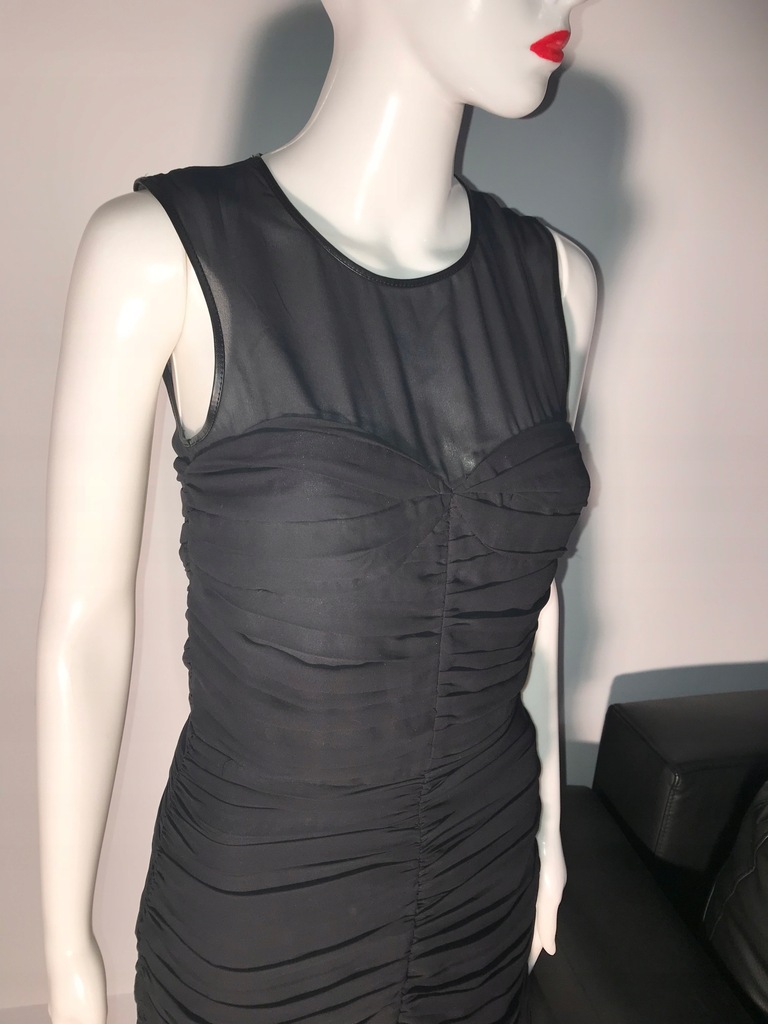 Nowa sukienka Xs 34 h&amp;m sylwester mini czarna