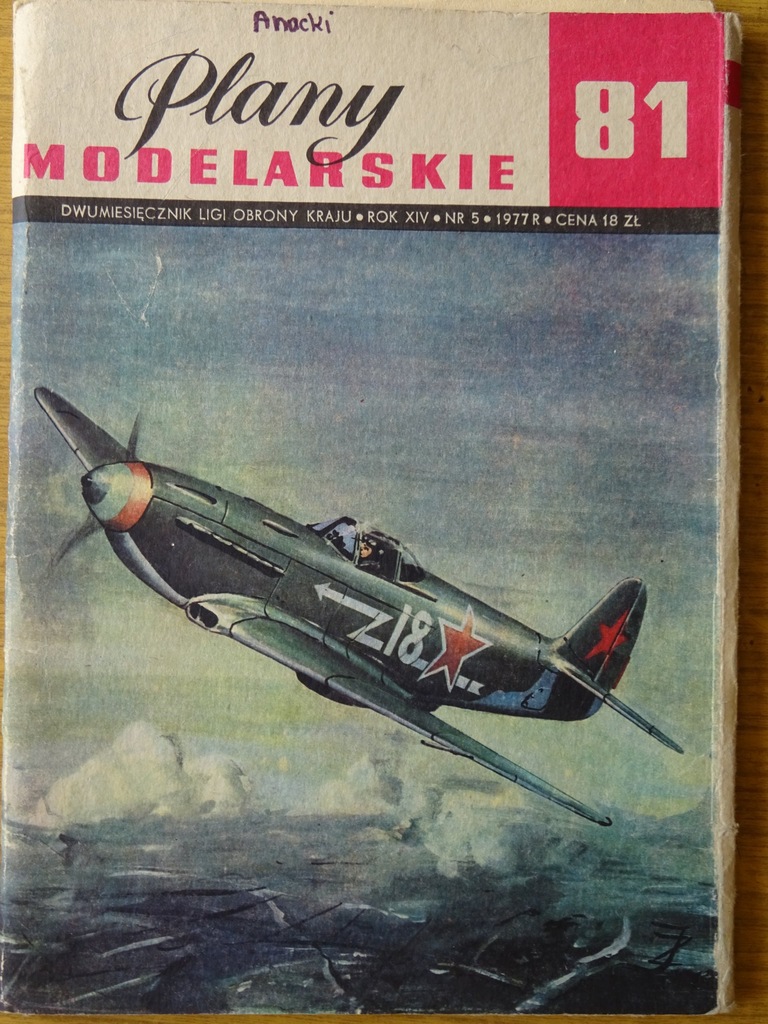 Plany Modelarskie nr 81 - Jak-3