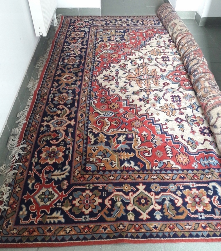 Duży ekskluzywny DYWAN 4x3m, czysta wełna