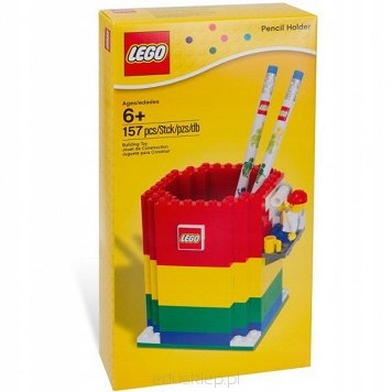 LEGO CITY ORGANIZER PRZYBORNIK , LUDZIK FIGURKA